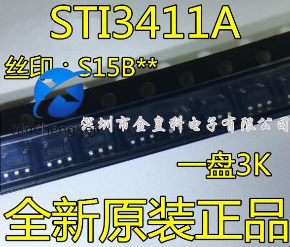 30pcs  ο STI3411A μ S15BDL SOT23-5  ٿ DC/DC